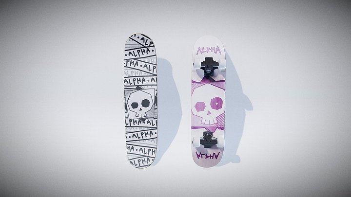 Skateboard Design #2 3D Model