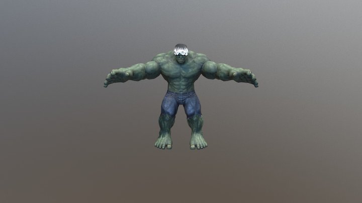 Incredible-hulk Blend1 3D Model