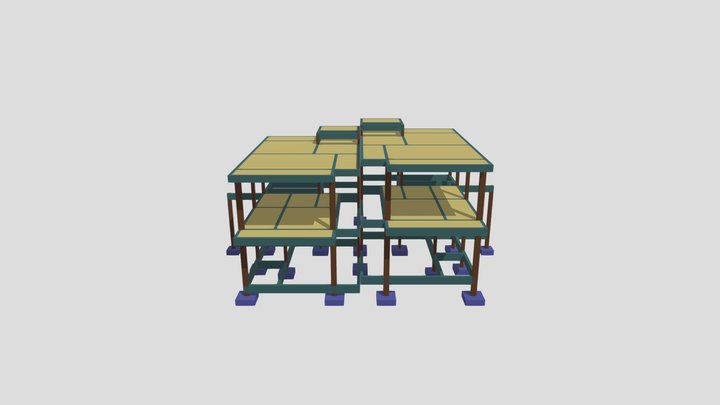 Imagem Blocos 3D Model