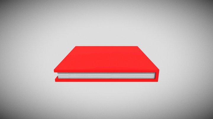 Low poly book 3d model 3D Model
