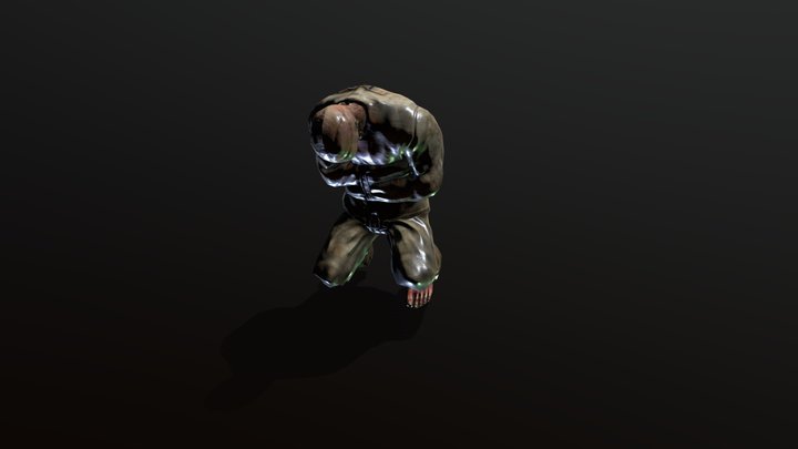 Terror Engine - Psycho Zombie 3D Model
