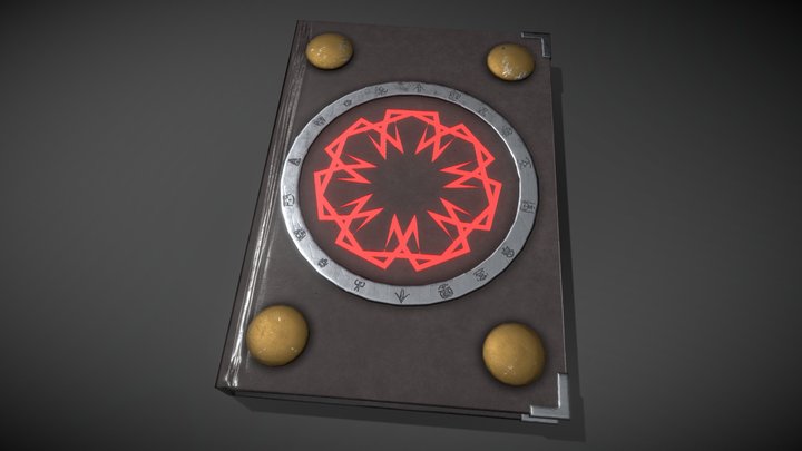 Ancient Book 3D Model