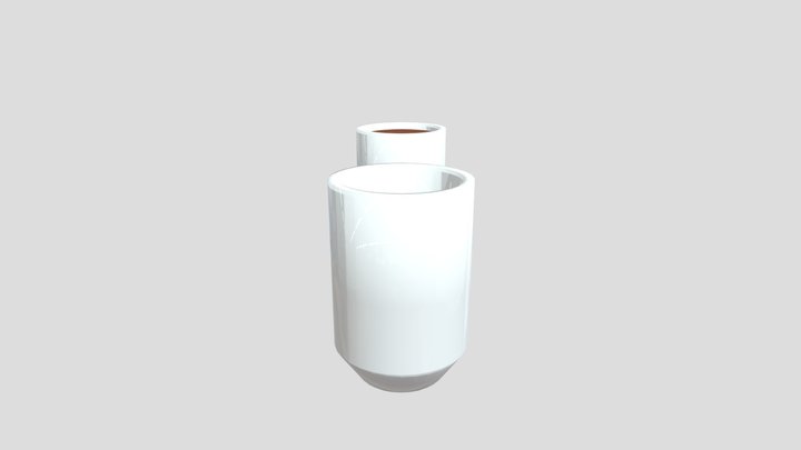 cup (with tea) 3D Model