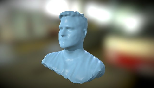 KJJ Marble Statue 3D Model