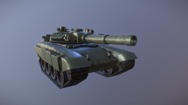 Tank aka t90 3D Model