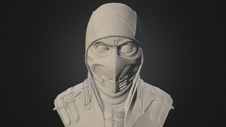 Scorpion Mortal Kombat X 3D Model