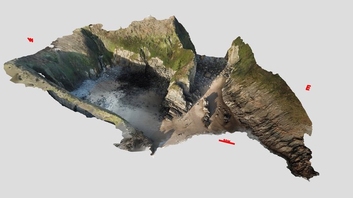 Manorbier (Pembrokeshire) 3D Model