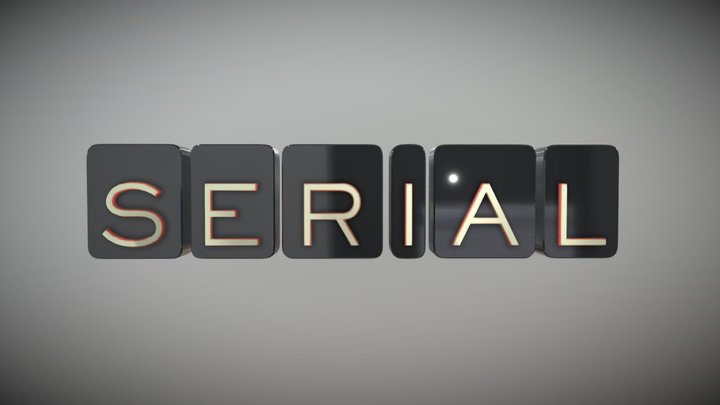 Serial Logo (TEST) 3D Model