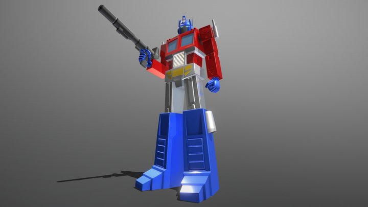 Transformers - Optimus Prime G1 3D Model