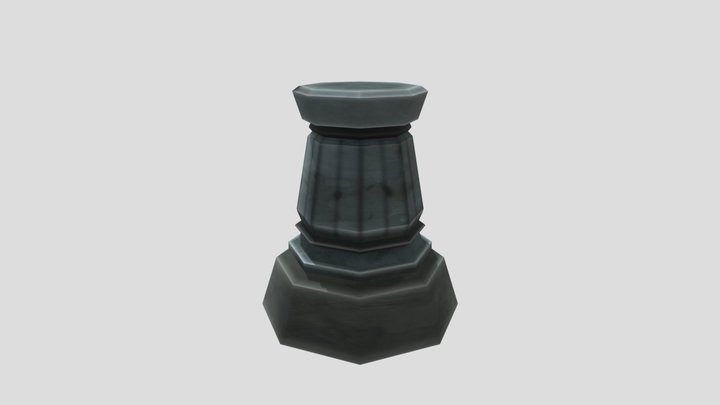 Stylized Pillar 3D Model