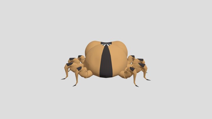 Cute Spider 3D Model