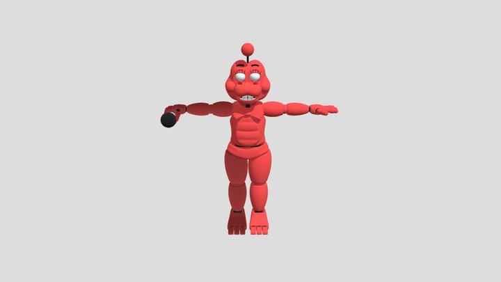 Toy happy frog 3D Model