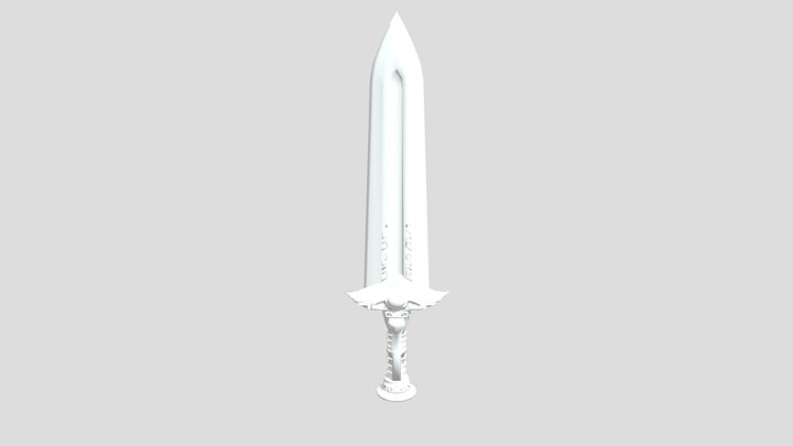 Skyrim Dwarven Dagger 3D Model