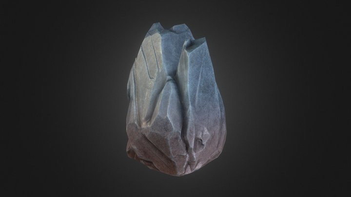 Rock Low 3D Model