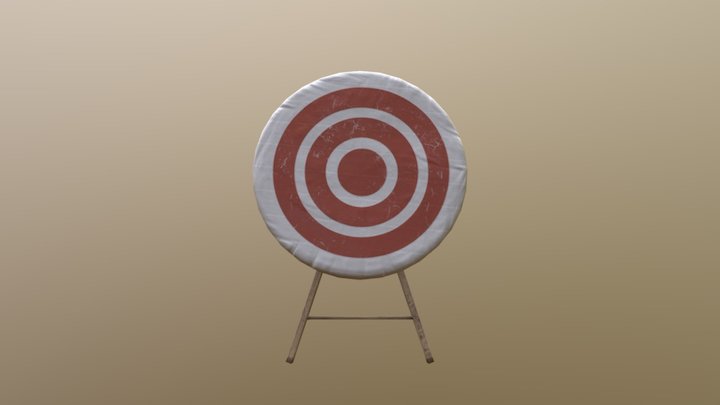 PBR Target 3D Model