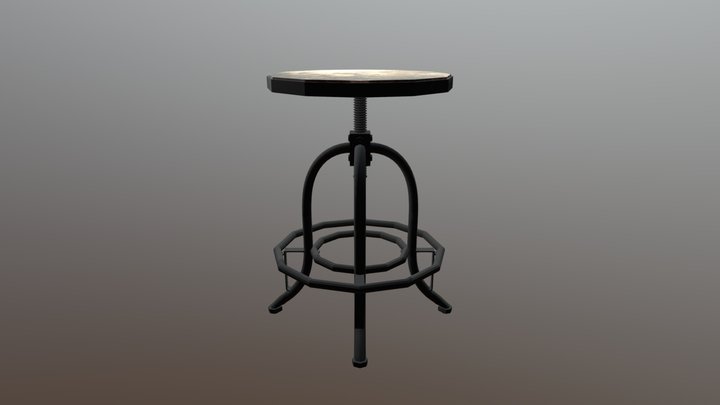 wooden chair 3D Model