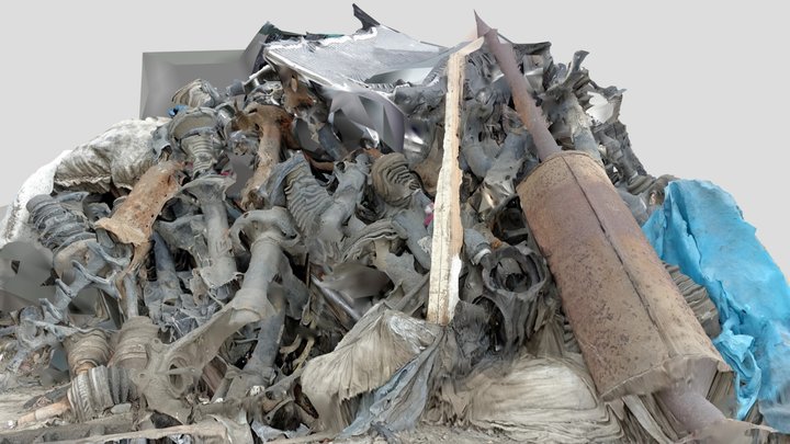 Car Parts Garbage 3D Model