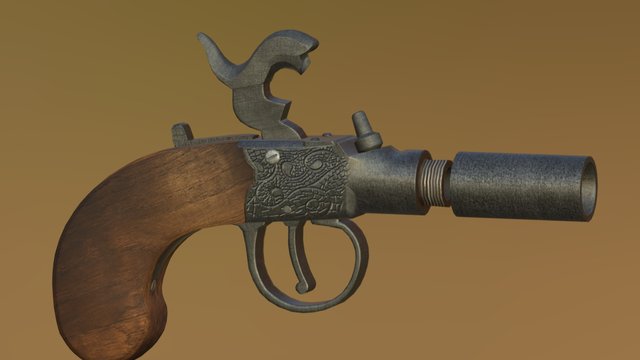 Pistol 3D Model