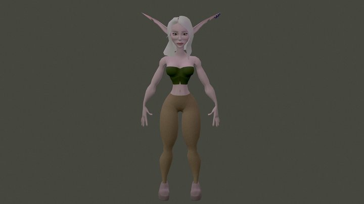Evelyn - Unfinished Model 3D Model
