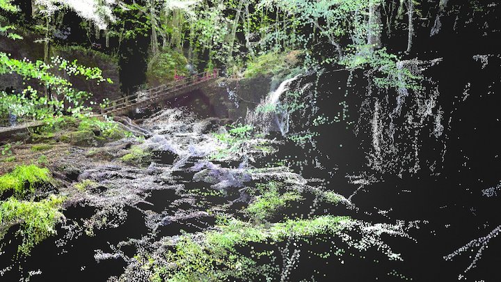 Choshi-Otaki Falls, Oirase Valley, Aomori 3D Model