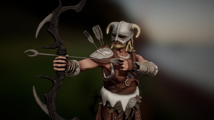 Dragonborn 3D Model