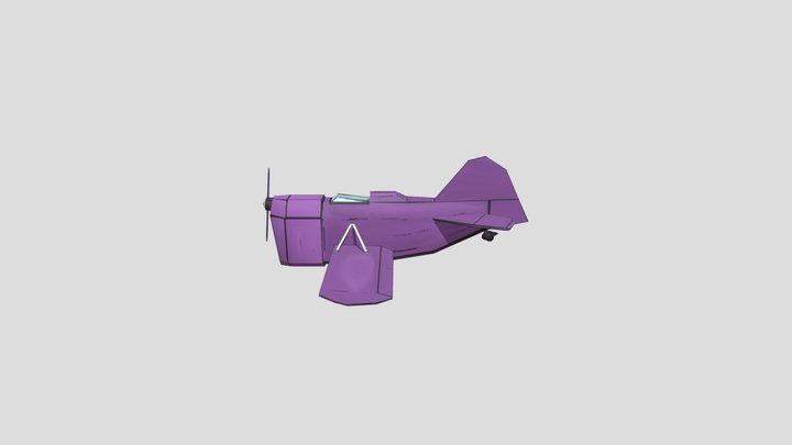 1IGP15E_Bastiaen_Xander_GameArtPlane 3D Model