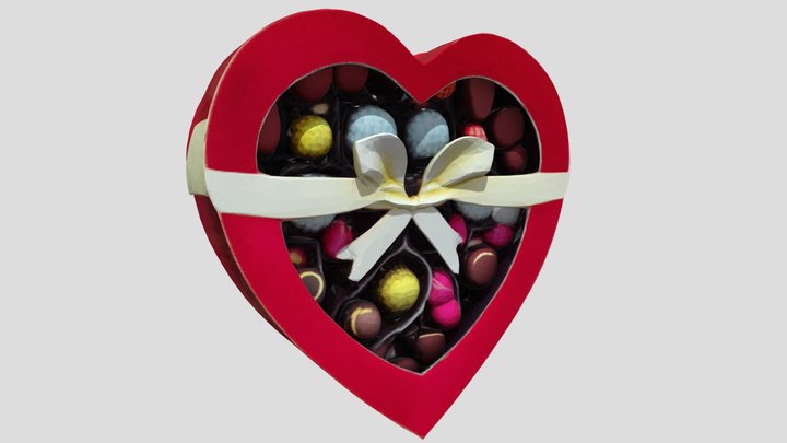 Heart-Box Chocolates – Modello 3D gratuito STL