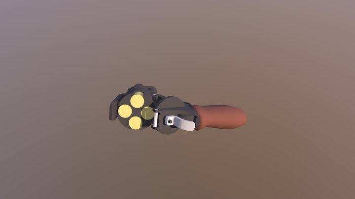 Hellboy's gun 3D Model