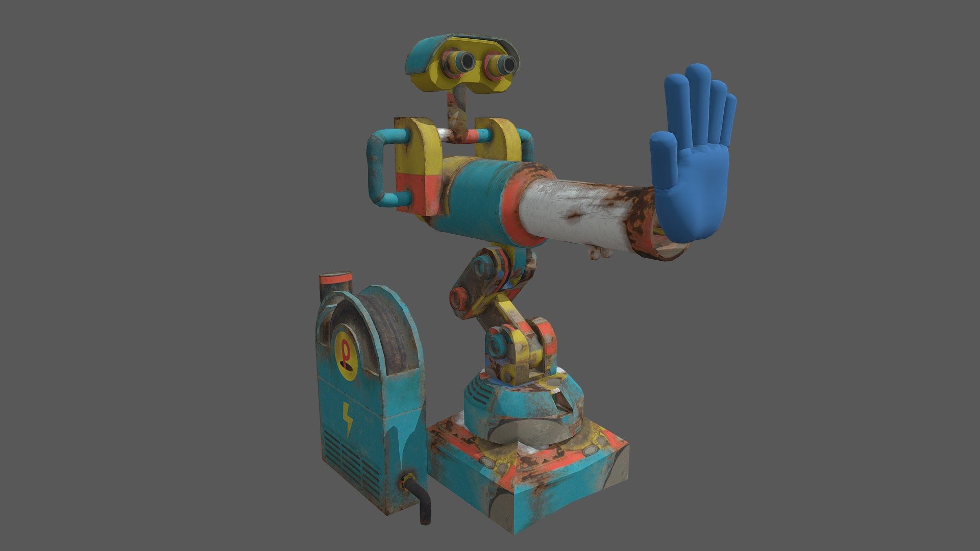 Poppy Playtime 3 Gunhand - Download Free 3D model by TOY WAR (@toywar ...