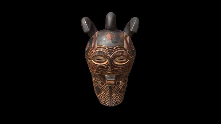 African mask 3D Model