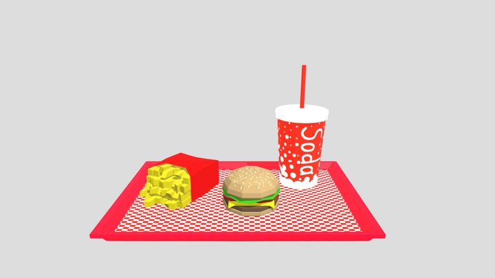 Fast food 3D Model