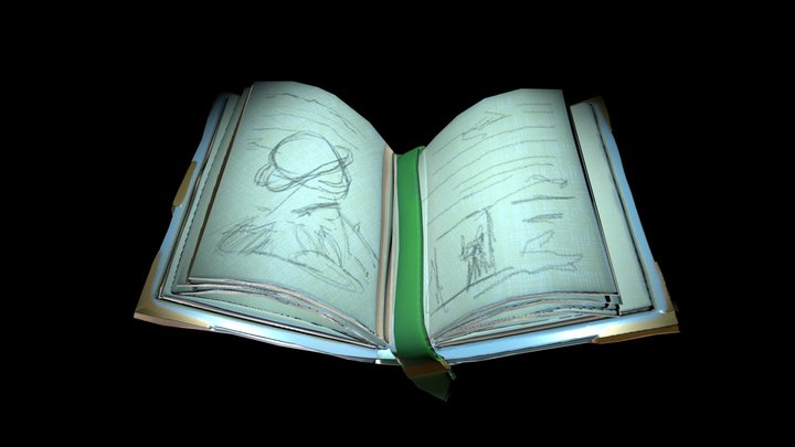 Magic Rune Book or something 3D Model
