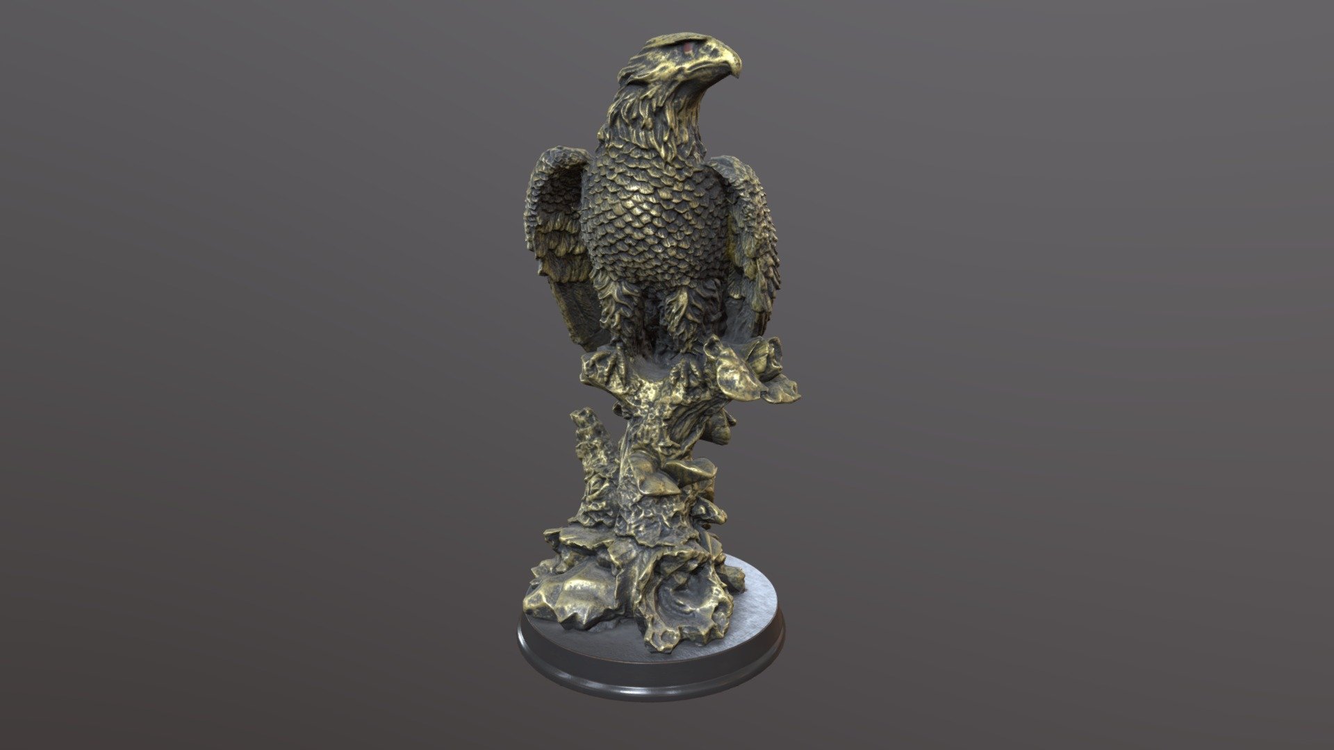 Eagle figure 3D model by Vitalii Uspalenko (Vitalii_Uspalenko