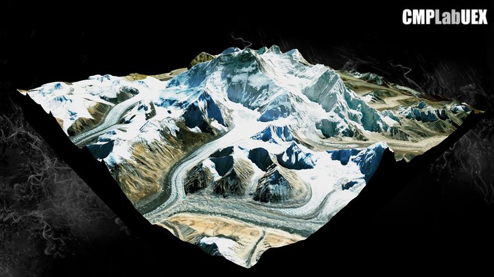 Monte Everest, Himalaya, China/Nepal – Free 3D Model STL