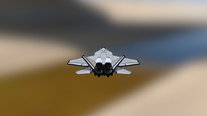 [cb_co] F-22 Raptor MRK V 3D Model