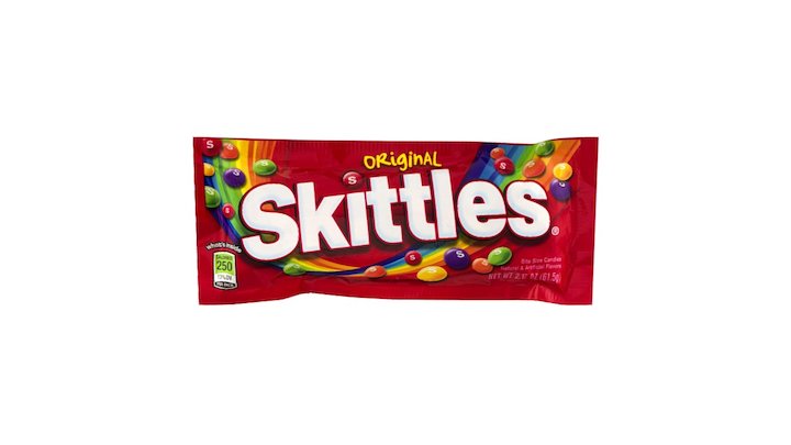 Skittles - Original 3D Model