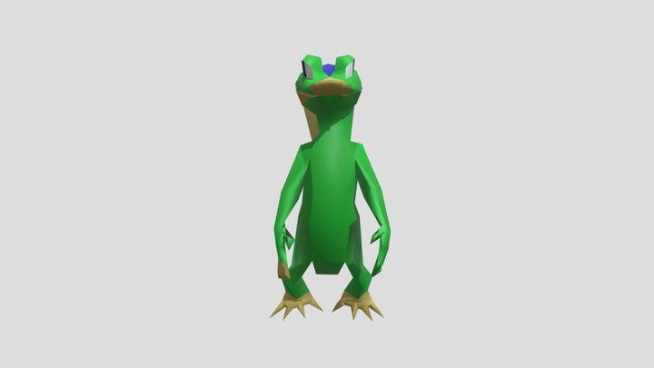 Nintendo 64 - Gex 64 Enter The Gecko 3D Model