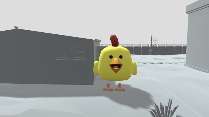 Chicken_gun 3D Model