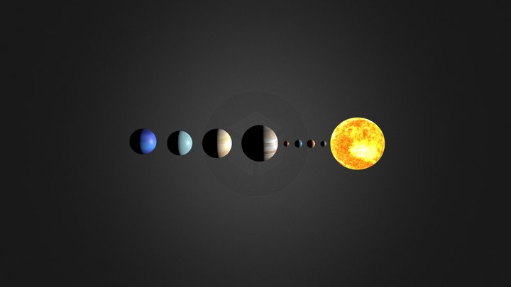 solar-system 3D Model