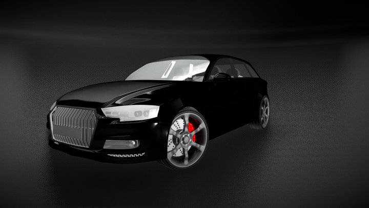Audi A4 Avant 3D Model