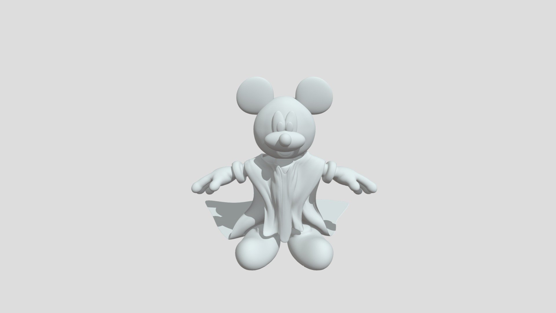 Mickey - Download Free 3D model by artmc0011 [ea27a55] - Sketchfab