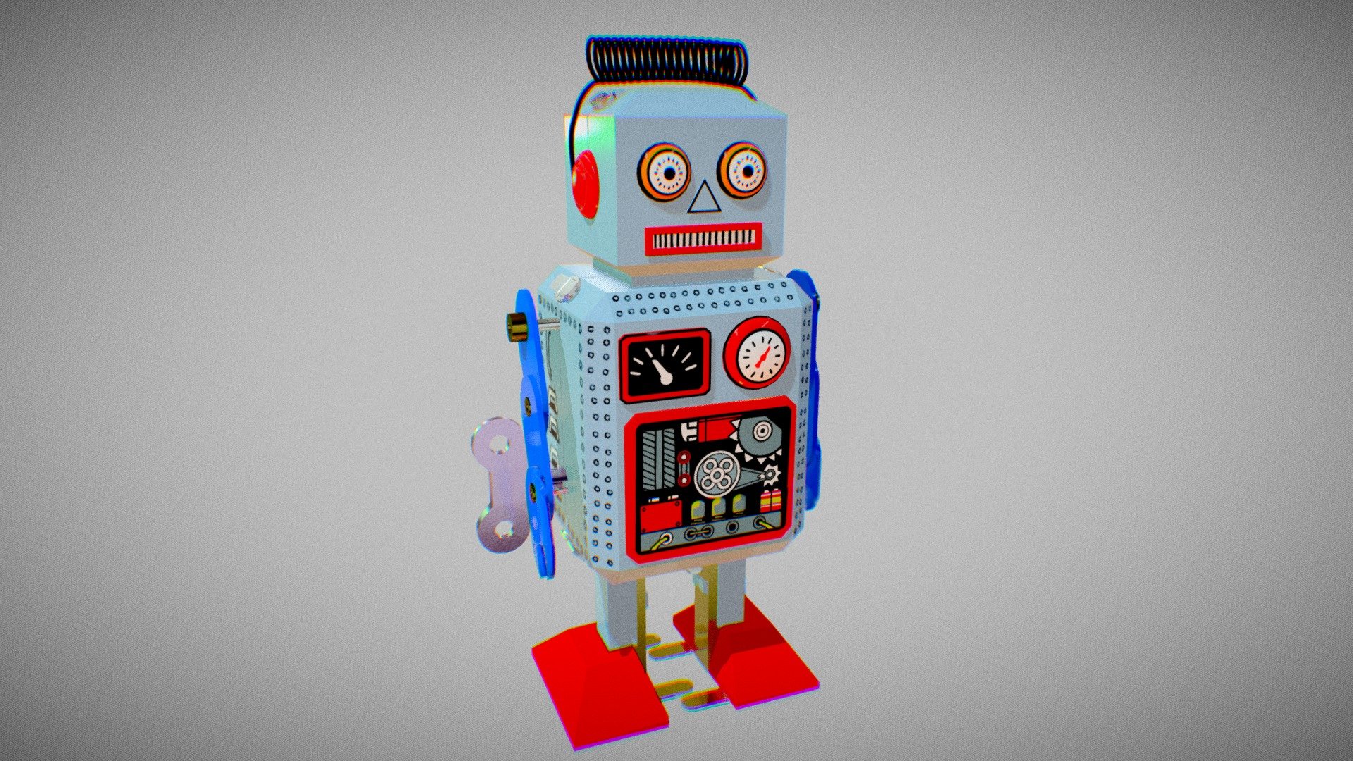 Toy Robot WIP Textures by Ryley Download Free 3D model by