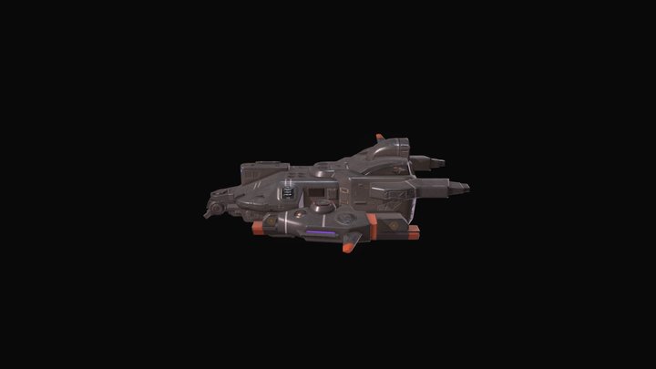 Dropship 3D Model
