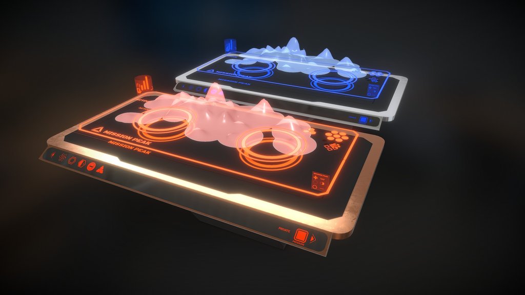 Hologram Table ( game ready asset)