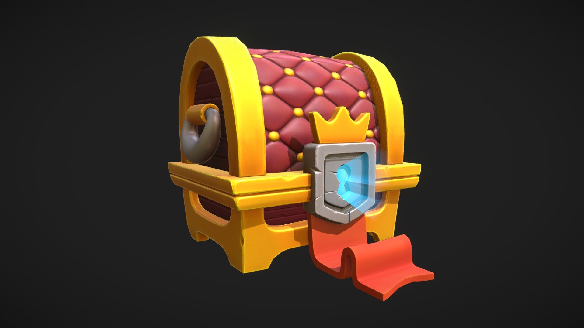 Stylized Golden Chest - 3D model by Dae Yeon Cho (@dycho3d) [ea2c7fc ...