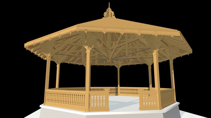 Zenepavilon 3D Model