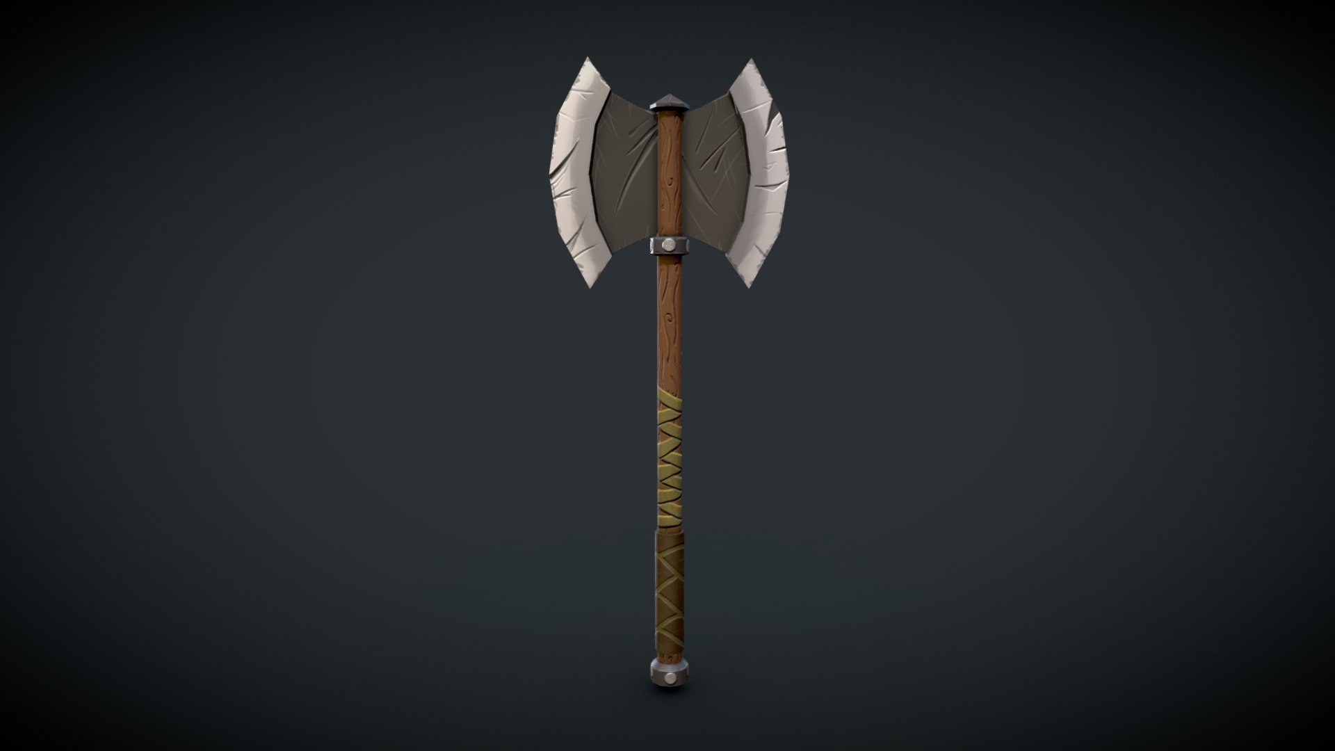 Stylized Game Axe - 3D model by Elijah_Carvalho [ea2db79] - Sketchfab