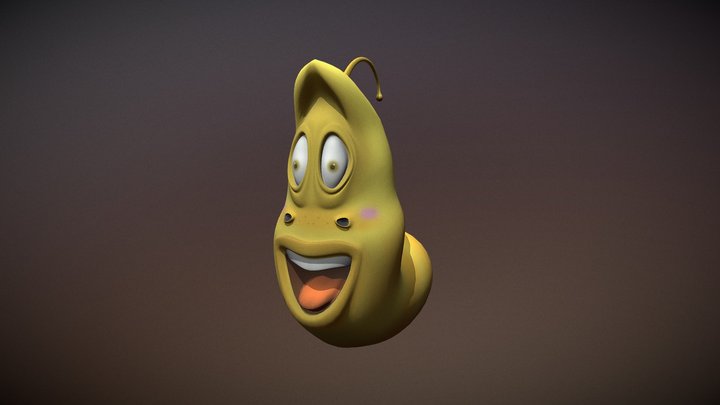 [Study] - Yellow Larva 3D Model