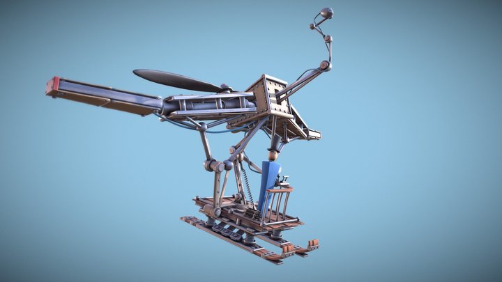 XYZ School [Daily 3/5] [Heron] 3D Model