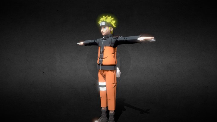 Naruto Shippuden- Naruto 3D Model